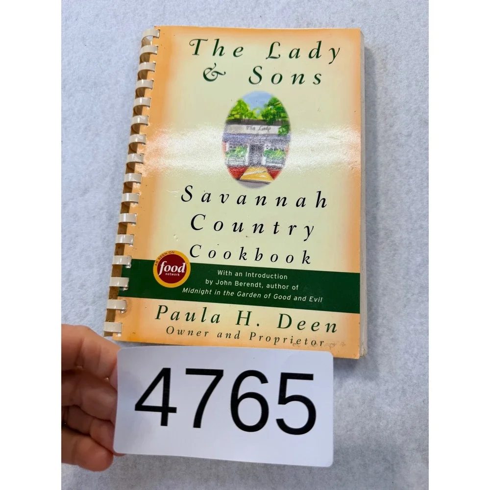 Paula Deen The Lady & Sons Savannah Country Cookbook 1st Edition Spiral 1998